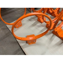 Кольцо баскетбольное амортизационное (травмобезопасное трубчатое крепление сетки)