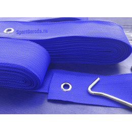 Разметка для пляжного футбола 12х27м - синий (ленты)