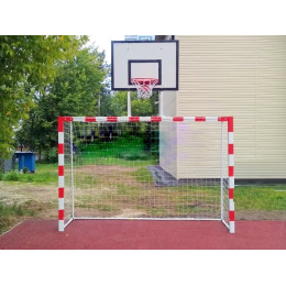 Ворота (2шт) с баскетбольным щитом (фанера 120*90см)