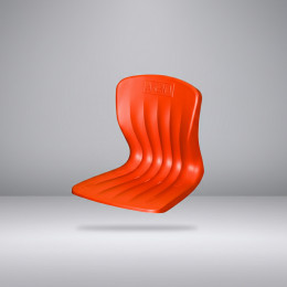 Сидение пластиковое 4 крепления (цвет на выбор)