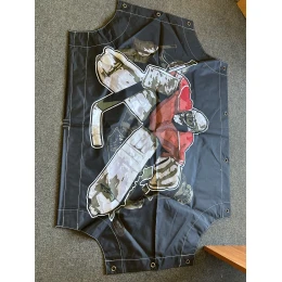 Ворота хоккейные (2шт) 183х122см с имитатором вратаря