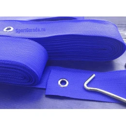 Разметка для пляжного футбола 12х27м - синий (ленты)