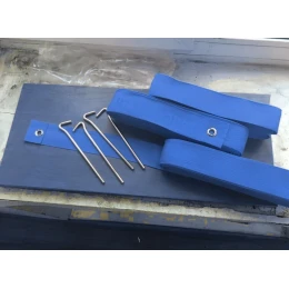 Разметка для пляжного футбола 12х27м - голубой (ленты)