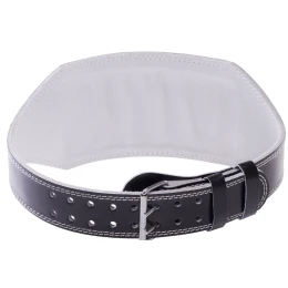 Пояс атлетический SU-303 6 дюймов, кожа, черный STARFIT