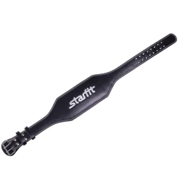 Пояс атлетический SU-303 6 дюймов, кожа, черный STARFIT