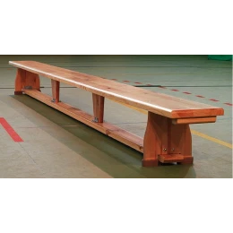 Скамья гимнастическая 2,5м на деревянных ножках